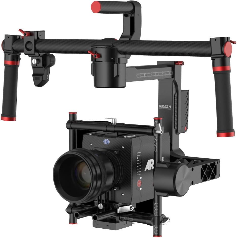 MOZA Pro Kit 3-Axis Handheld Gimbal Camera Stabilizer for ARRI Mini, BMCC, Canon C100/300, Sony FS5, RED Epic,Features 22lb Payload