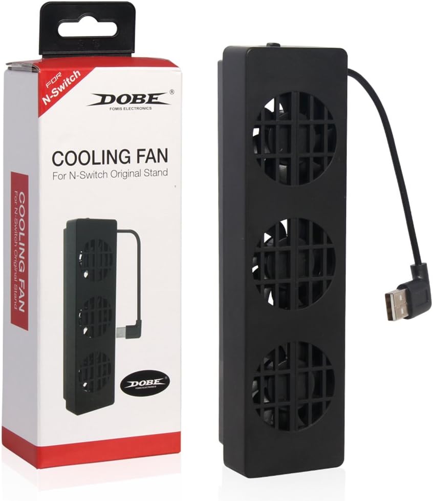 Karazhan - DC 5V 3-Fan External Super USB Cooling Fan Cooler For Nintendo Switch Console