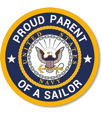 "Proud Parent Of An Air Force Airman" Vinyl Decal Sticker - 5 Inches, UV Protected, Waterproof - View #8