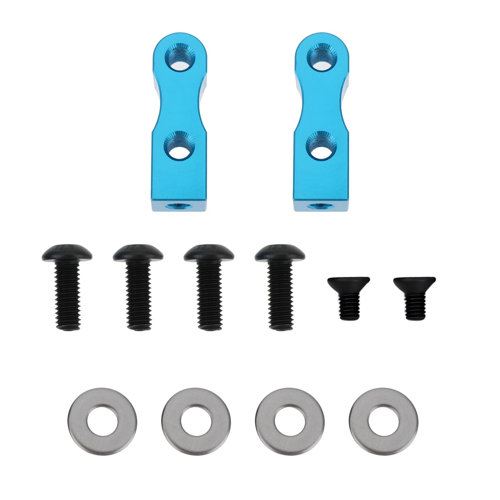 OTOTEC RC Car Servo Mount Set Aluminum Alloy Blue for TT01 TT02 LY160