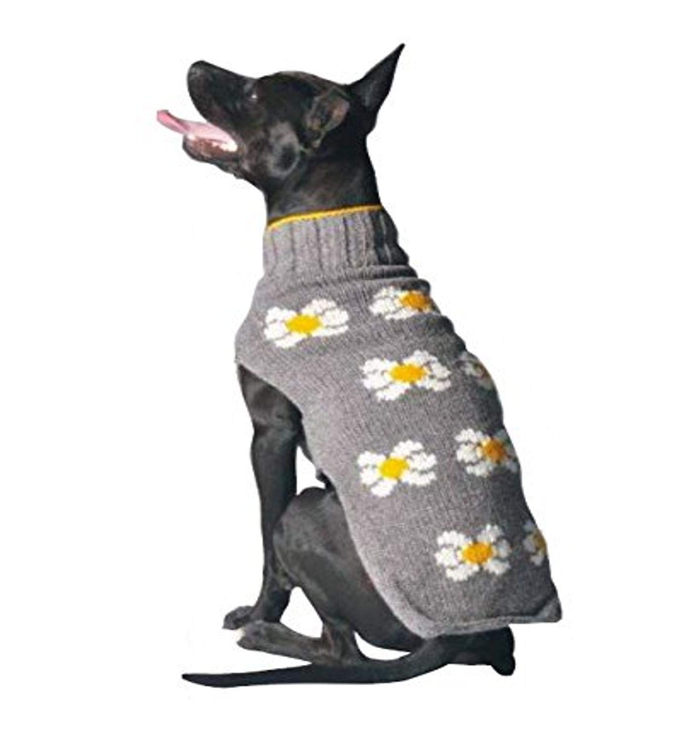 Chilly Dog Daisy Sweater, 2X-Small