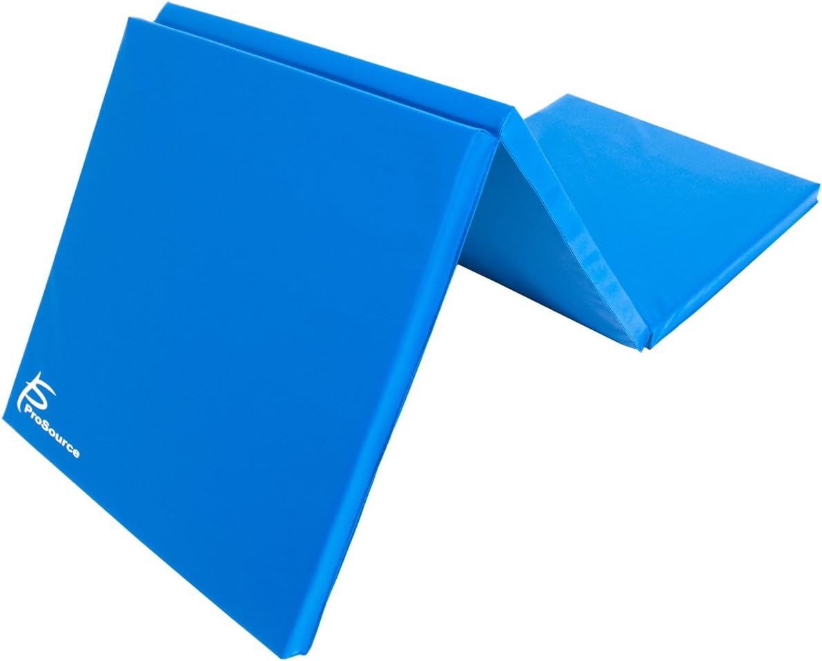 ProsourceFit Tri-Fold Folding Exercise Mat - Black : Sports & Outdoors