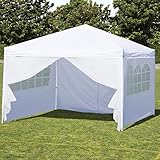 Best Choice Products 10' x 10' EZ Pop Up Canopy Tent Side Walls & Carrying Bag