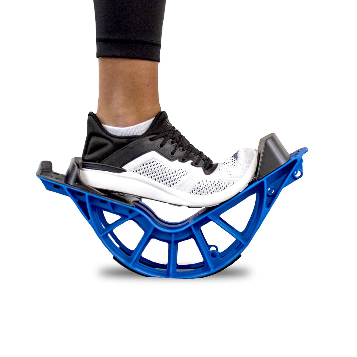 ProStretch Plus Blue - Adjustable Calf Stretcher & Foot Rocker for Plantar Fasciitis, Achilles Tendonitis, Flexibility (Slip Resistant Bottom)