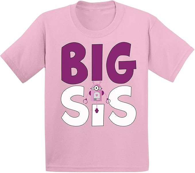 Amazon.com: Big Sis Reveal Shirt Robott-Shirt Big Sister Announcement Unisex T-Shirt: Clothing