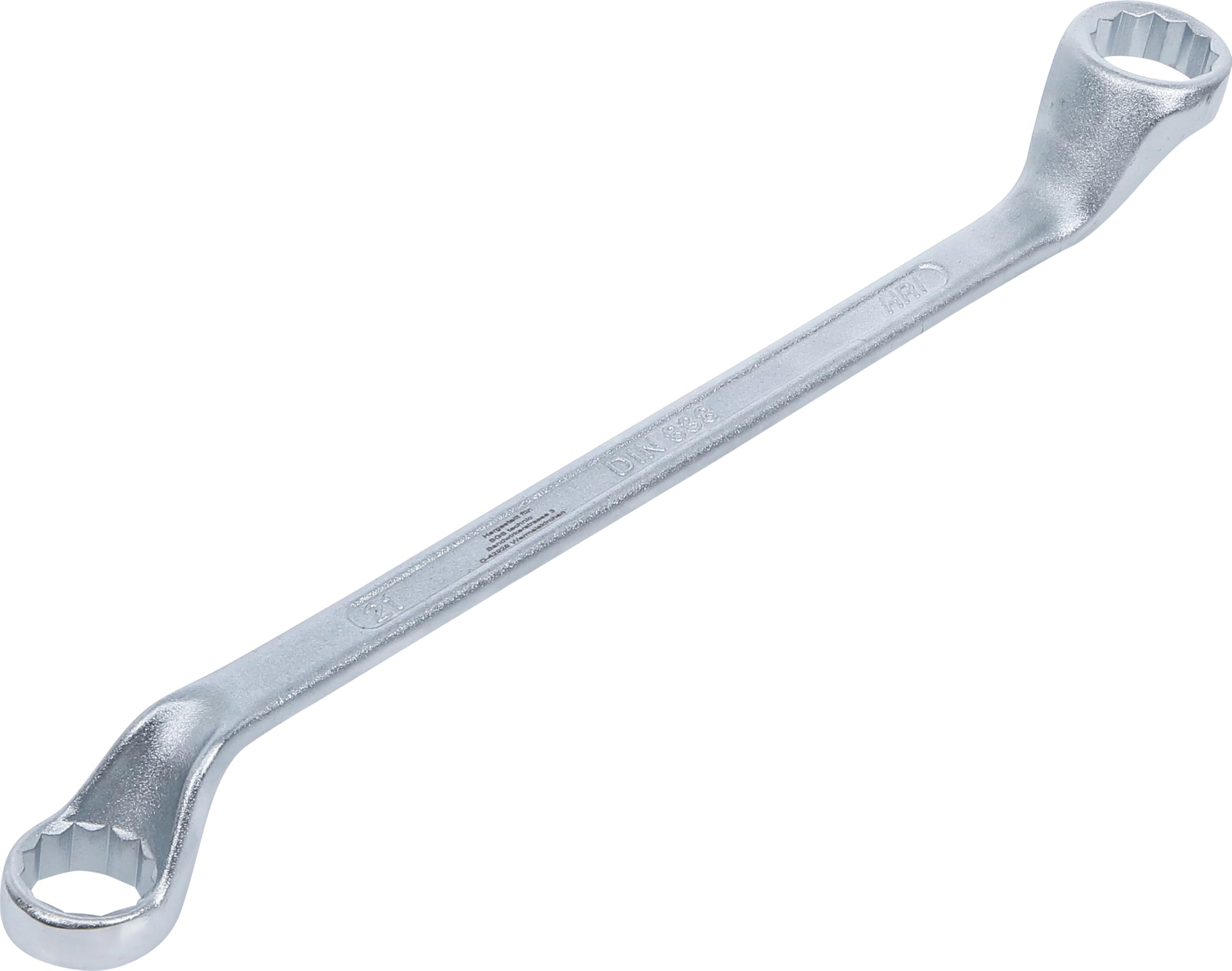 BGS 1214-21x23 | Double Ring Spanner, offset | 21 x 23 mm