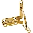 Solid Brass Large-Box Quadrant Hinge 1-5/8"W x 1-5/8"H x 9/32"