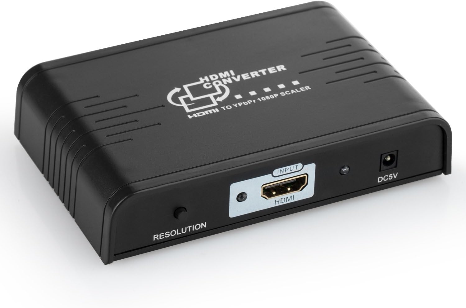 Musou HDMI to 1080P Component Video (YPbPr) Scaler Converter Adapter with Coaxial Audio Output + R/L Audio Support Windows 10,Black: Electronics