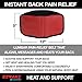 Tundras Back Support Heating Belt, Massage Back Brace - Lower Lumbar Pain Relieve Belt with Adjustable Straps and Breathable Mesh