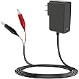 MEROM UL Listed 6V 0.6A Battery Charger for Moultrie Battery with LED Light Indicator Float Power Cord Adapter