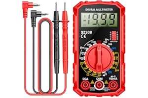 Gaicabi SZ308 Digital Multimeter Voltage Resistance Meter Current Meter Electrician LCD Backlight Ohm Square Wave Test A
