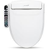 Smart Bidet Toilet Seat Electric Oval Shape Massage Heated Remote Control LED | UK - View #4