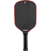 HEAD Radical Tour EX Raw Pickleball Paddle - Black/Orange / 4 1/8 / 8.1 OZ