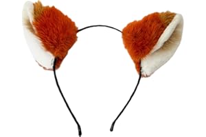 Realistic Ears Headband Soft Faux Furs for Anime Cosplay Costume Parties Cosplay Accessories
