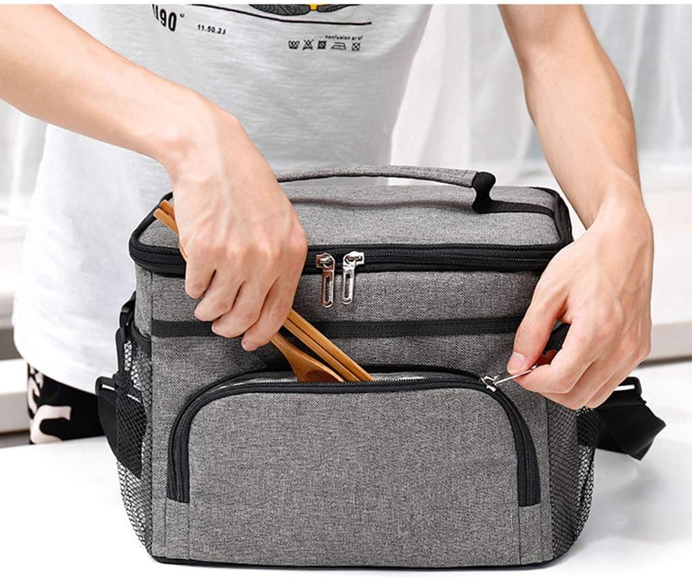 15l Grande Capacite Isothermal Lunch Box Isotherme Bag Sac Isotherme Bureau Insulated Cooler Bag Sac A Lunch Office Meal Pour Homme Femme Enfant Bebe Rouge Aly Sac Isotherme Repas Rangement Et Organisation Cuisine