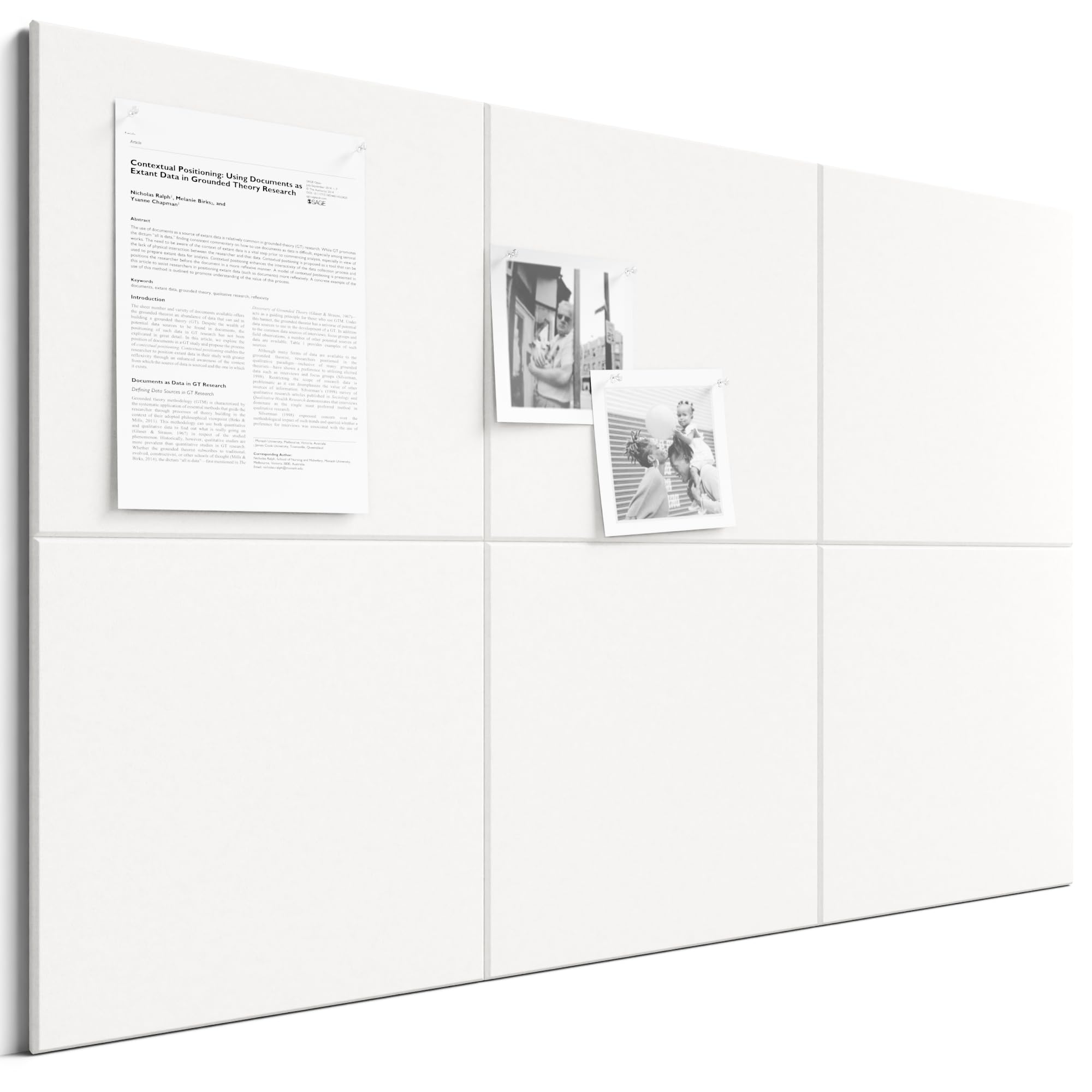 Photo 1 of **only 6  pcs**
Bumusty Large Cork Board 36" x 24" Alternative - 6 Pack Felt Wall Tiles with 40 Safe Removable Adhesive Tabs, 30 Pushpins, Cork Boards for Walls Pin Board Bulletin Board Office Decor (Milky White)