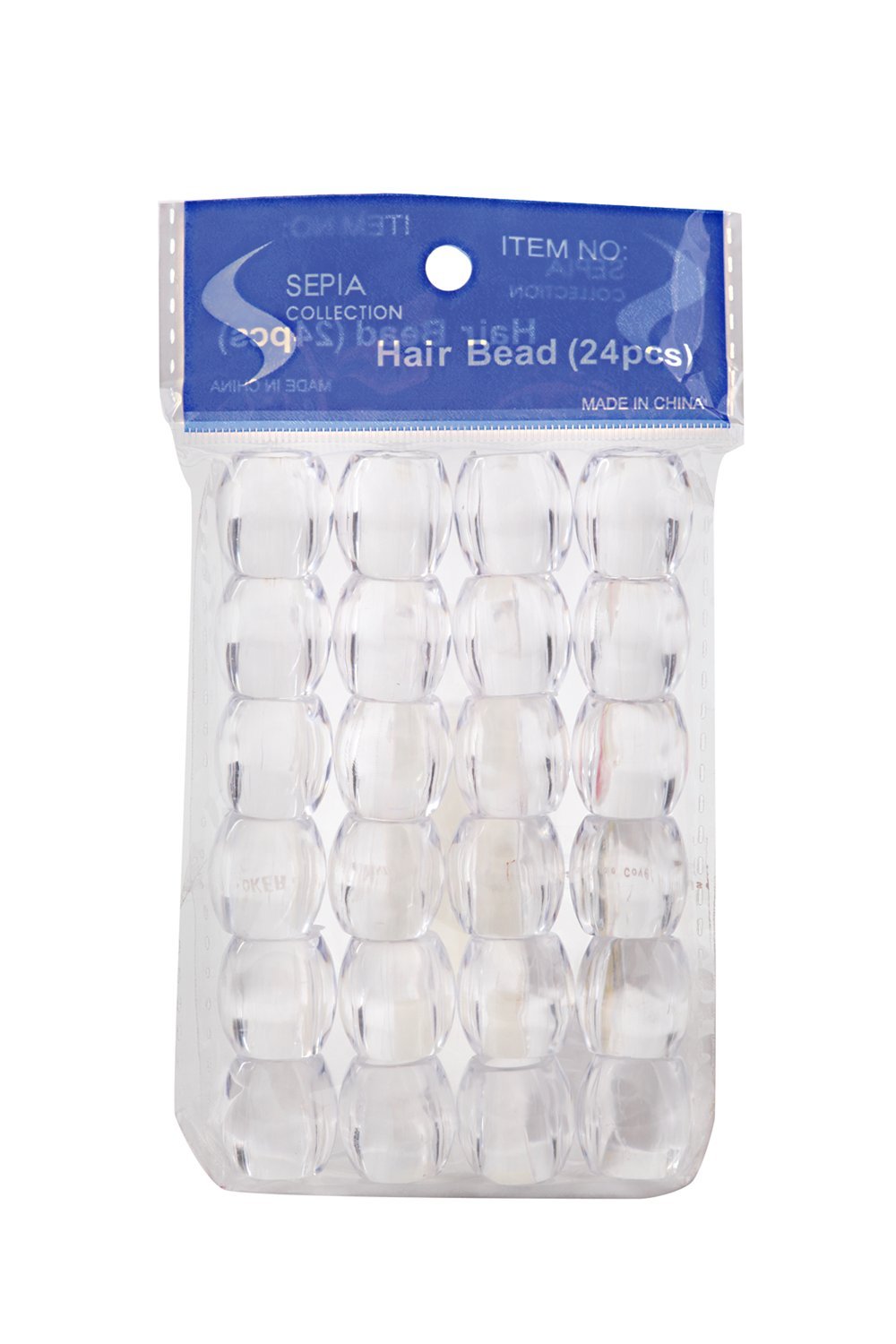 Assorted Transparent Hair Beads Hair Jewels Beauty