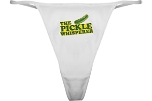 CafePress The Pickle Whisperer Classic Thong Thong Underwear, Funny Womens Panties