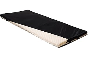 GRAHAM-FIELD Lumex Foam & Gel Mattress Topper for Hospital Beds, 36x80x3", Pressure Relief Overlay for Home & Clinical Use