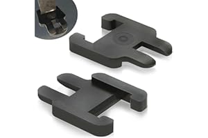 Aussio (2-Pack, Black) Sway Bracket Jacket Weight Distribution Hitch Parts Compatible with E2 Hitch Sway Control Brackets 6k 8k 10k 12k 14k, Noise Reduction & Enhanced RV Experience