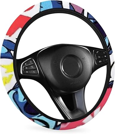 Amazon リロ スティッチ ハンドルカバー軽普通車直径38cm ステアリングカバー 滑り止め 汚れ防止 通気性いい 快適な耐久性 触感よく安全性 防寒 春 夏 秋 冬 四季汎用 ハンドルカバー 車 バイク Amazon リロ スティッチ ハンドルカバー軽普通車直径38cm ステアリングカバー 滑り止め 汚れ防止 通気性いい 快適な耐久性 触感よく安全性 防寒 春 夏 秋 冬 四季汎用 ハンドルカバー 車 バイク