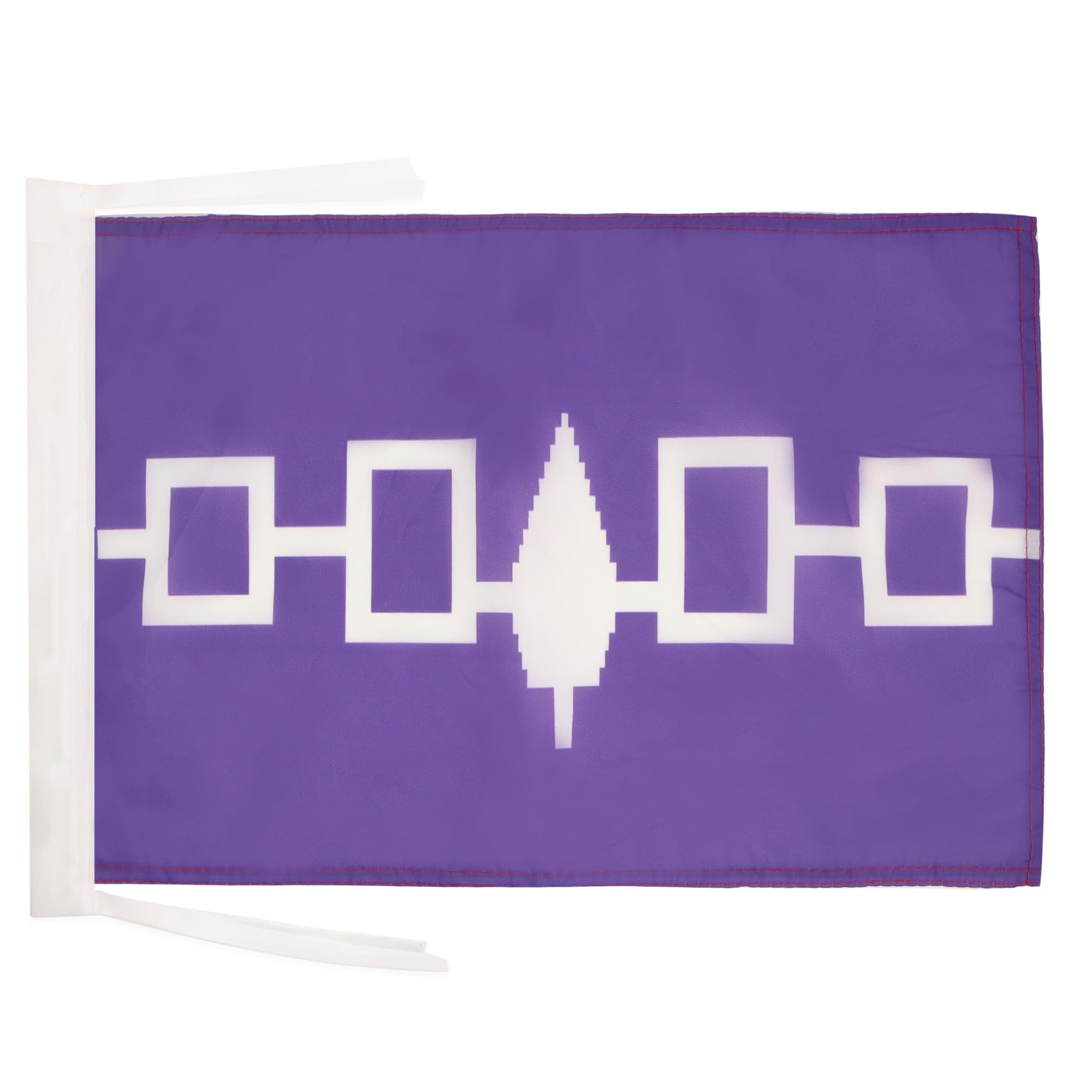 AZ FLAG - Iroquois People Flag - 18'' x 12'' - 100% Polyester Haudenosaunee Small Banner with Two Cords - Fade Resistant - Vivid Colors - 18x12 in - 45x30 Cm