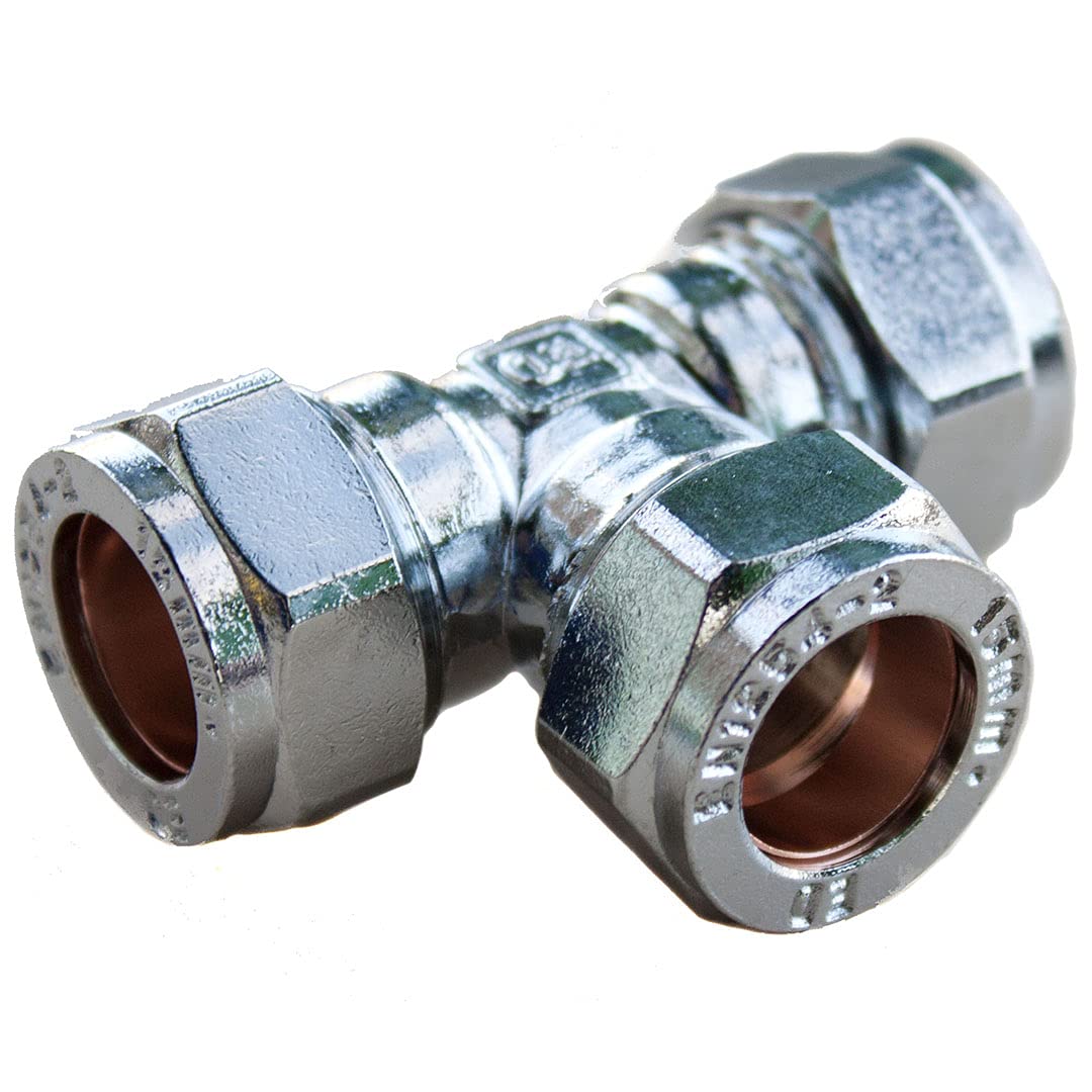 Oracstar PFC05 Compression Equal Tee, Chrome