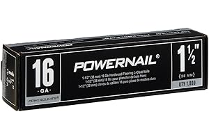POWERNAIL 1-1/2 Inch x 16-Gauge Powercleats Hardwood Flooring Nails (1000-Pack)