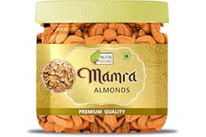 Nutri Desire Mamra Giri Almonds - [Premium Quality & Bold Size] Mamra Badam - 250Gram [Jar Pack]