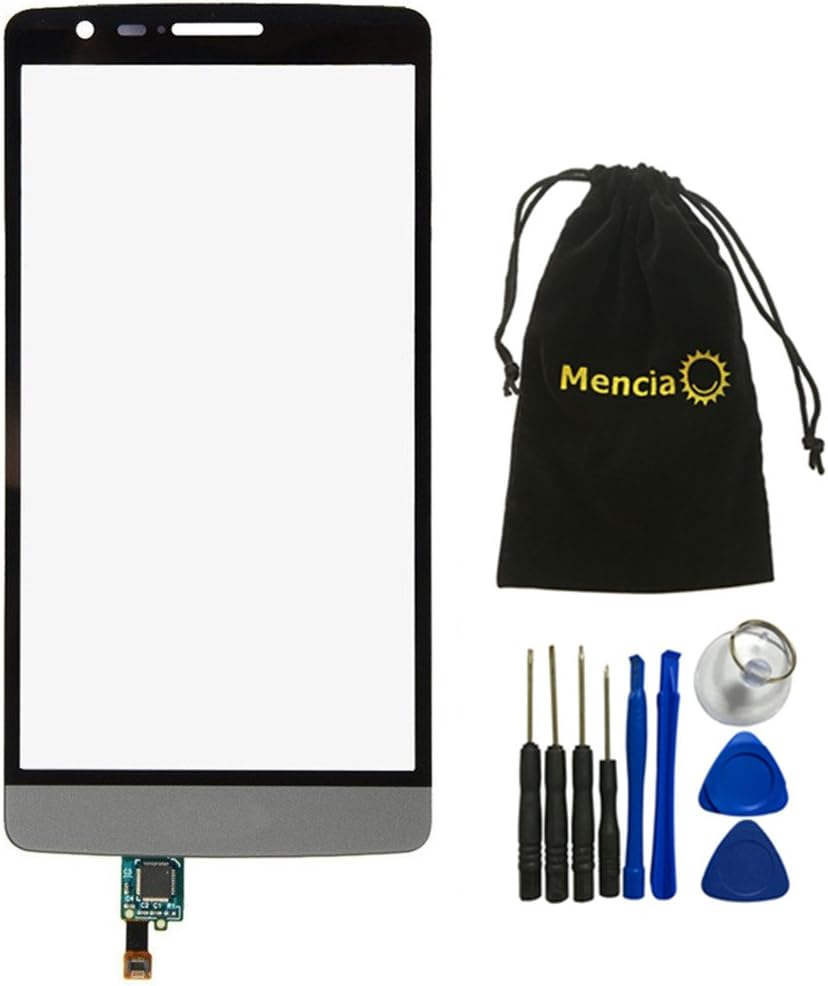 Mencia Touch Screen Cover For LG G3 mini D722 D722K D722V D724 D725 D728 With Tools Black Color