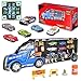 Aokesi Transport Car Carrier Truck Toy - Mini Car and Play Vehicle Set for Kids, Best Gift for Boys Girls Age of 3-12 Year Old…