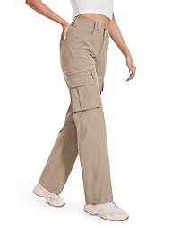 Moosehill Cargo Hiking Pants Women High Waisted