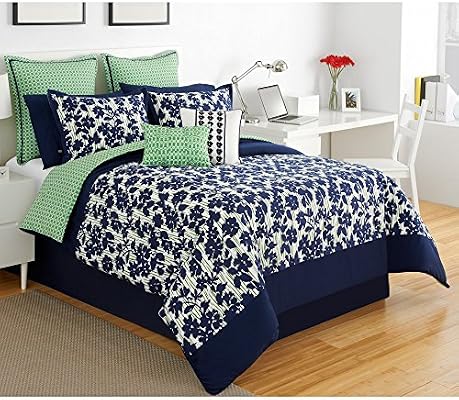 طقم لحاف من 4 قطع من Chic Home Westmont مصنوع من قماش مخملي منقوش ومزخرف أغطية وسائد مزخرفة Queen Bcs12616 An اشتري اون لاين بأفضل الاسعار في السعودية سوق كوم الان اصبحت امازون