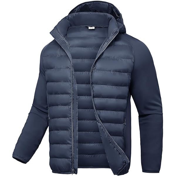 Amazon.com: MoFiz Mens Lightweight Running Hybrid Jackets Winter