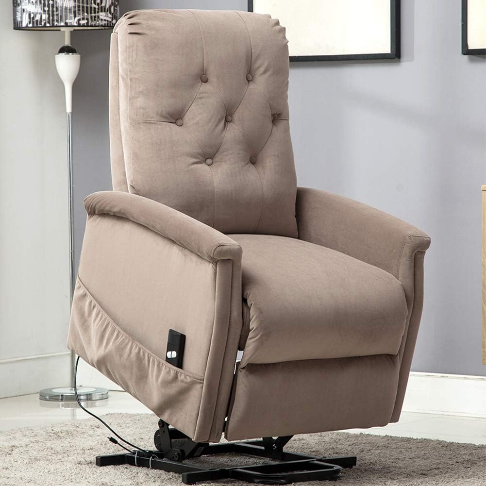 Power Lift Recliner Chair for Elderly Bonzy Home Fabric