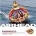 SPORTSSTUFF Poparazzi 1-3 Rider Towable Tube for Boating, Red