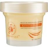 Aomimegel Collagen Repair Hair Mask for Dry Damaged Hair, 3.38 oz | Deep Conditioning Hair Treatment with Keratin and Argan Oil, Helps Moisturize, Detangle and Smooth Frizz for All Hair Types