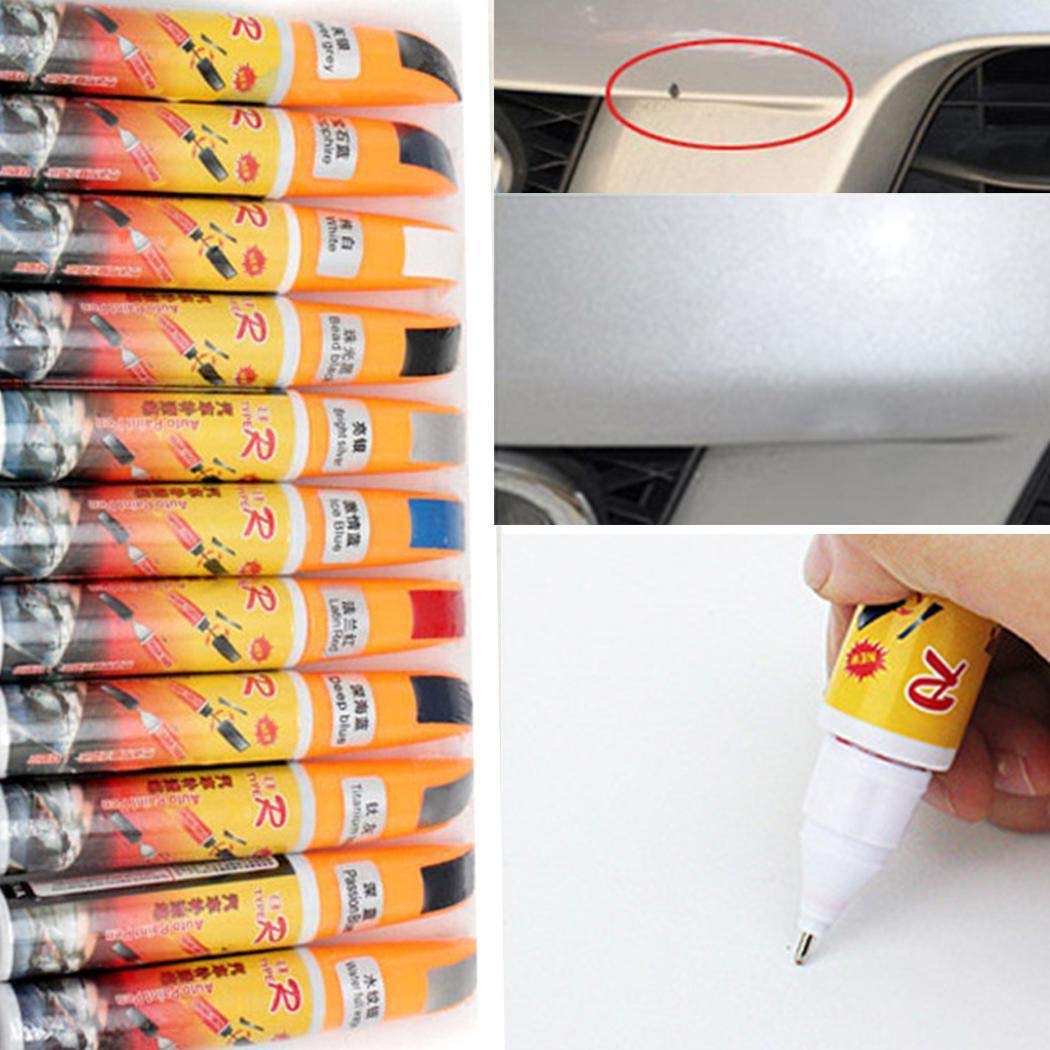 Zhuygba Scratch and Swirl Remover - Ultimate Car Scratch Remover Pen - Polish & Paint Restorer Pen, Car Paint Repair Marker Pens - Easily Repair Paint Scratches, 12ml