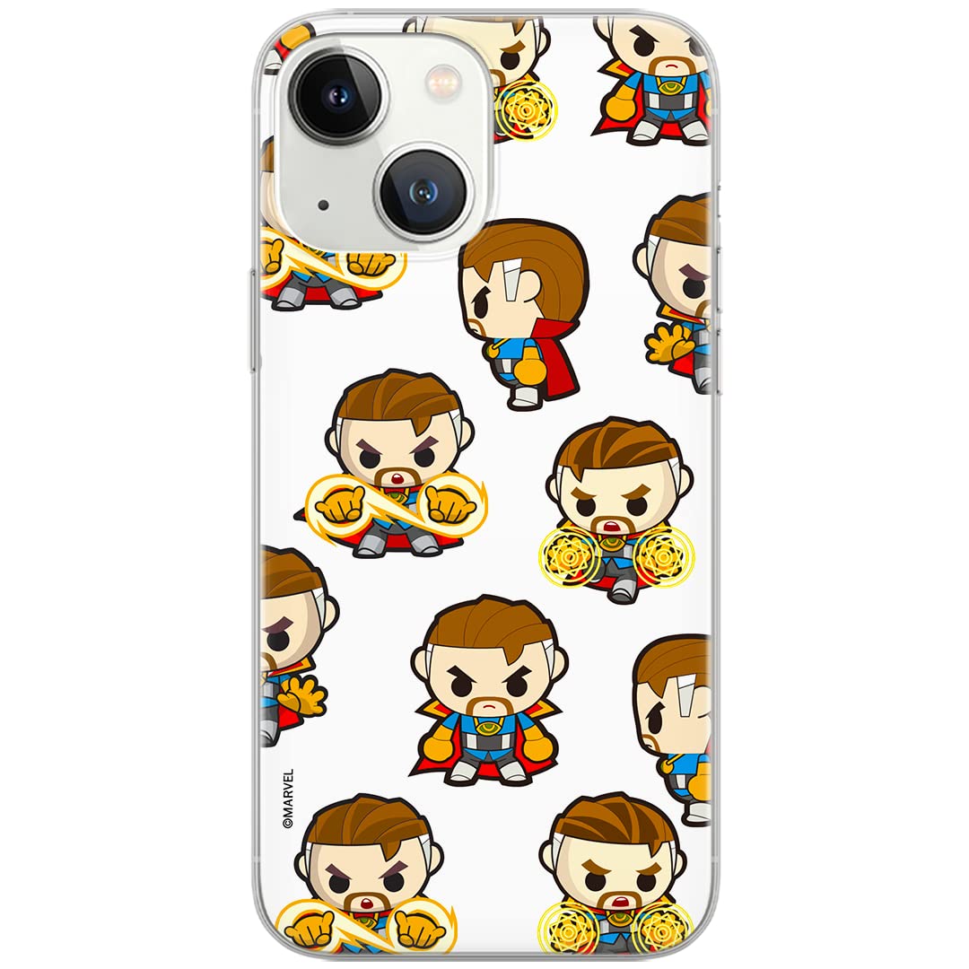 ERT GROUP mobile phone case for iPhone 13 original and officially licensed Marvel pattern Dr Strange 001 optimally adapted to the shape of the mobile phone, case made of TPU