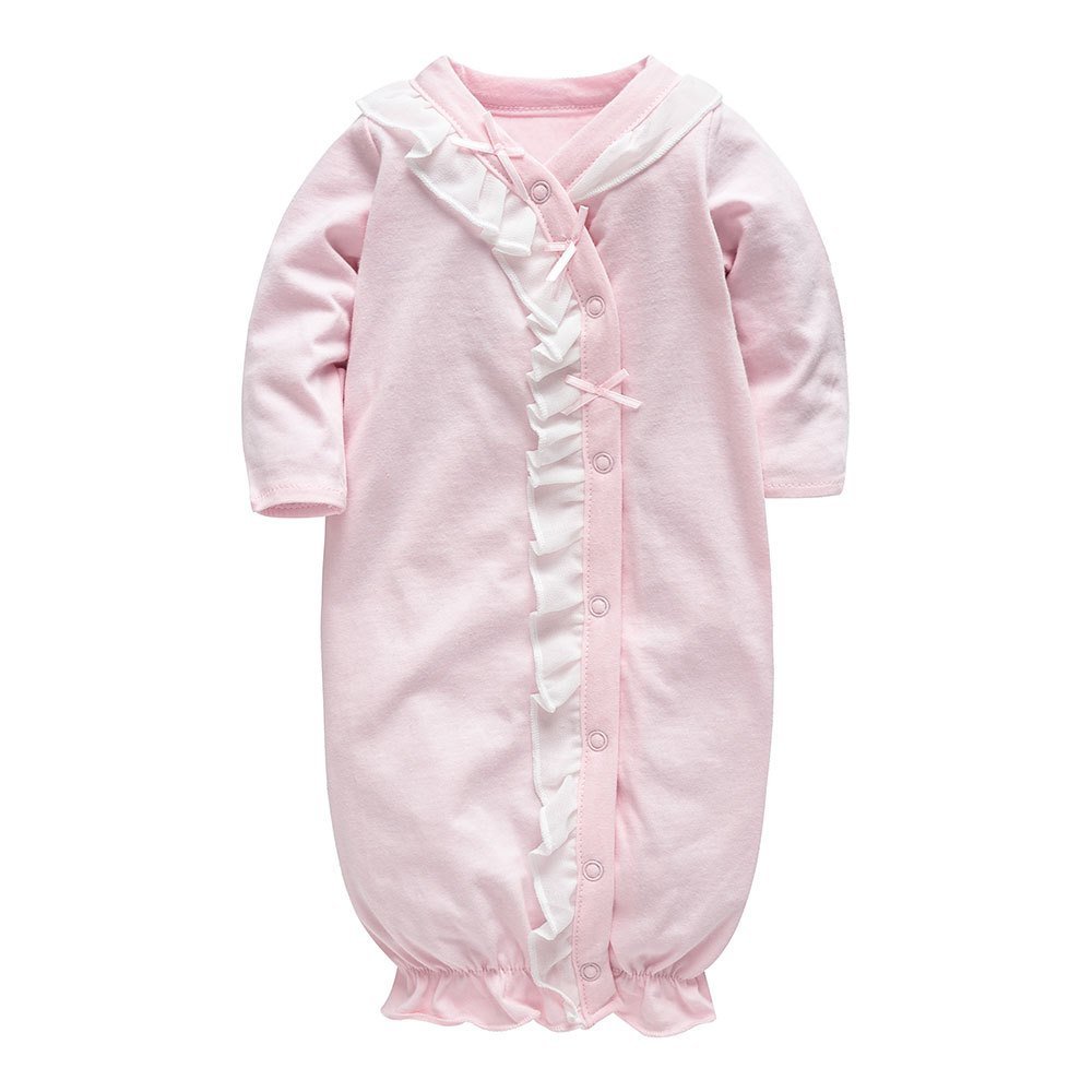 Buy Anbaby Newborn Baby Girls' Sweet Cotton Sleeper Gown Baby Girl Gift