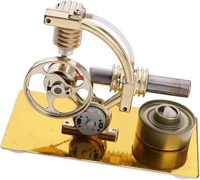 Baoblaze Mini Heissluft Stirling Generator Motor Stirlingmotor Modell Spielzeug Amazon De Spielzeug