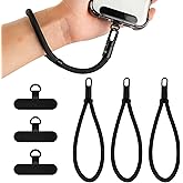 Universal Adjustable Phone Wrist Strap, Wristlet & Hand Cell Phone Lanyard With Metal Tether Tabs for Women and Men(3 Pack)