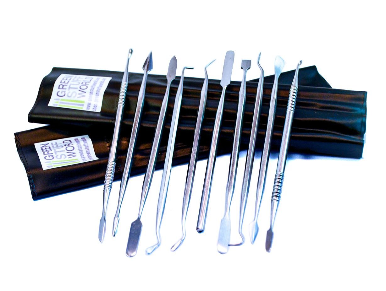 Sculpting Tools set of 10 - 1012- Green Stuff World