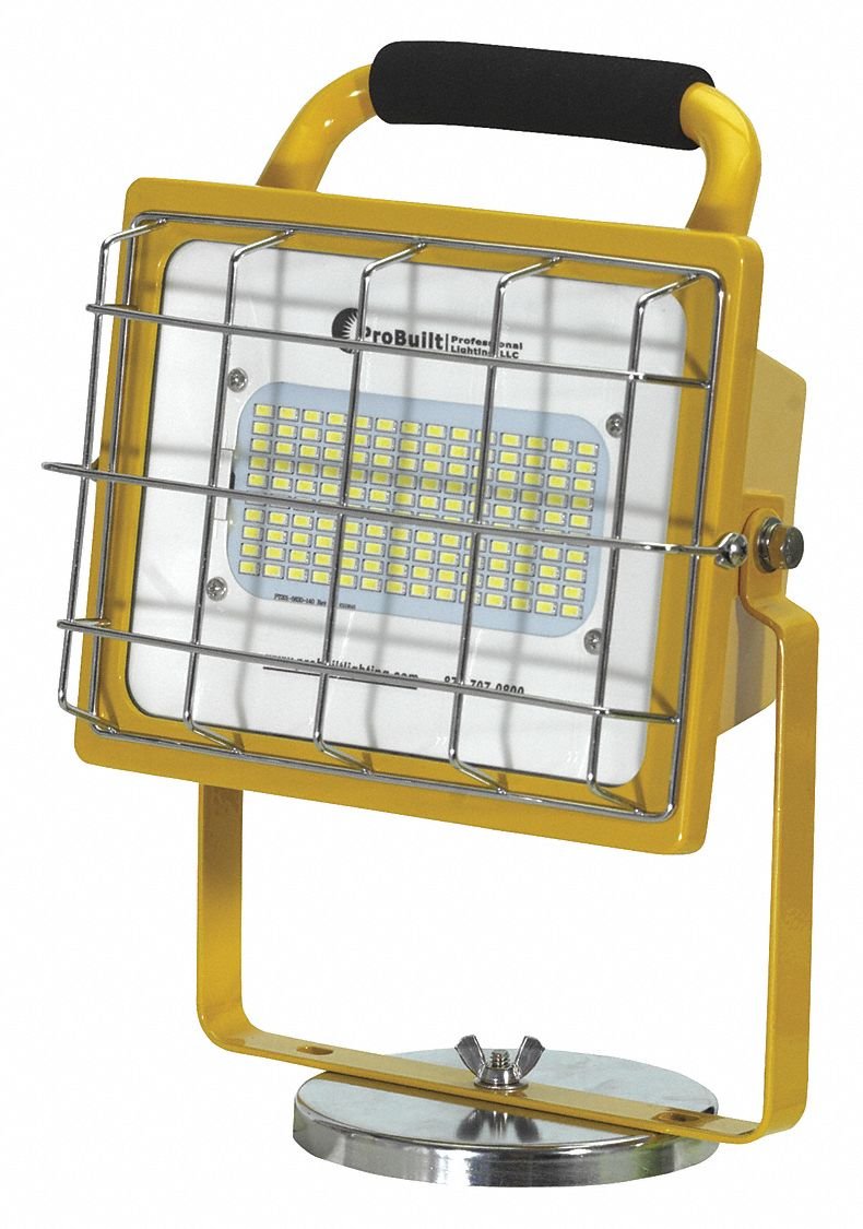 PROBUILT 5000 Lumens, LED Yellow Temporary Job Site Light