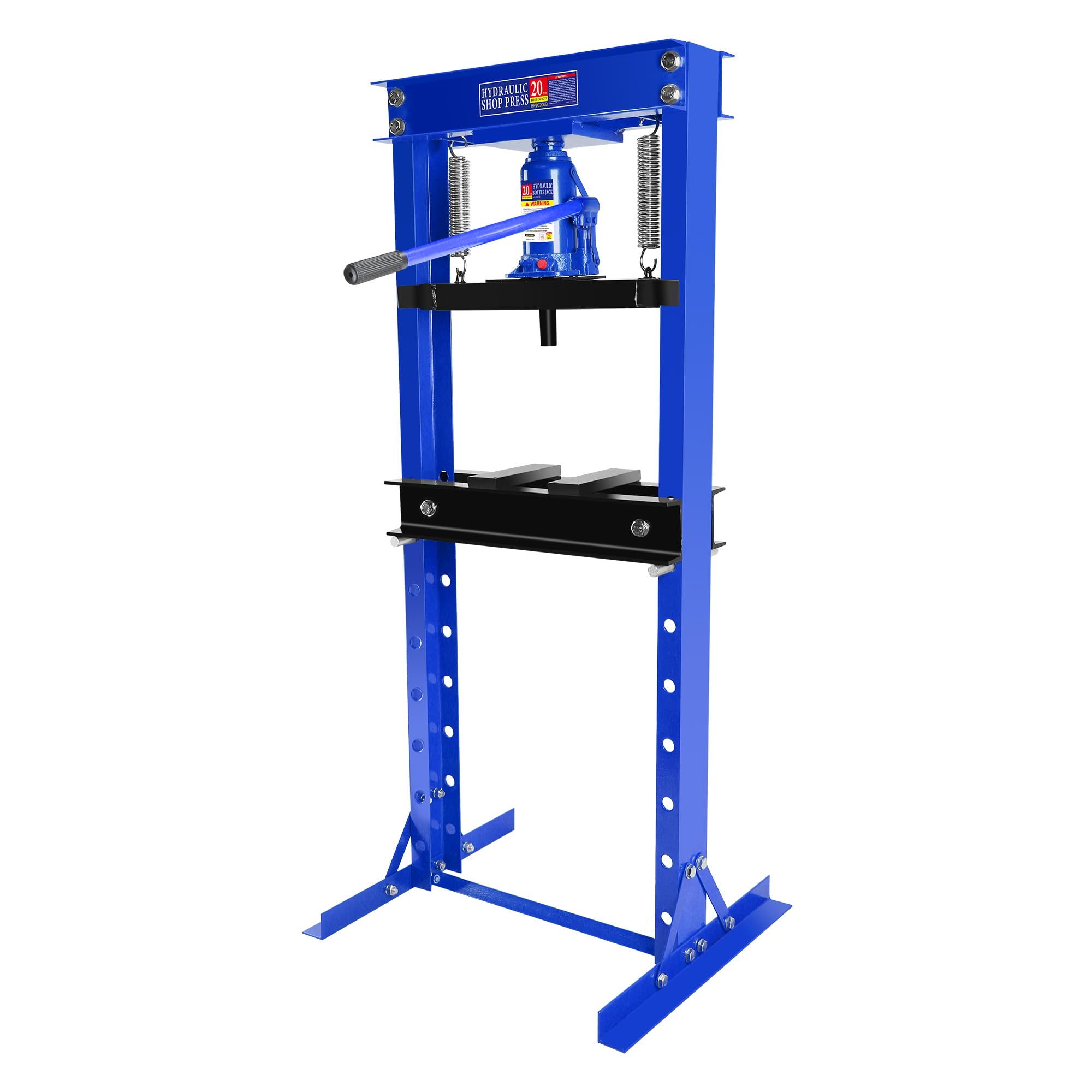 Photo 1 of ******missing parts**** 20 Ton Hydraulic Shop Press, Heavy-Duty H-Frame Bearing Press with Stamping Plates, Adjustable Worktable for Metal Bending, Straightening, Installing Bearings & U-Joints – Garage Floor Press Tool