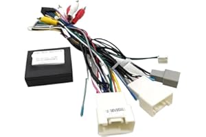 Car Radio Stereo Wiring Harness Cable Adapter Android 16 Pin Compatible for Mitsubishi Triton/Outlander/Pajero/RVR Android GP