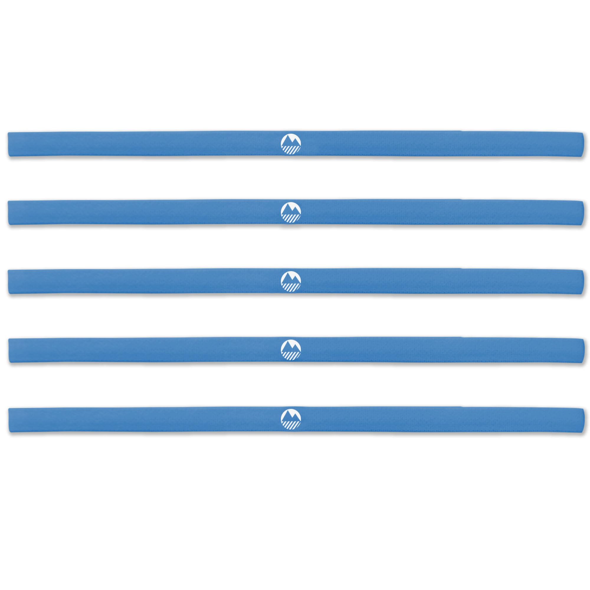 Lakeland Active - Skinny Gel Grip Headband (5 Pack) - Blue