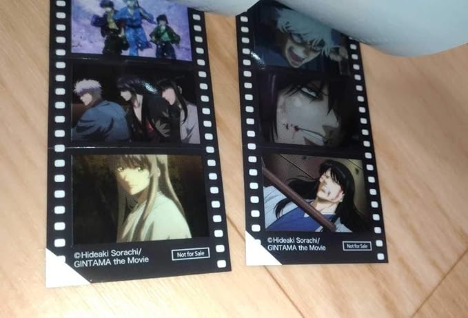 Amazon Co Jp 劇場版 銀魂 The Final 入場者 特典 名場面フィルム風シール 坂田銀時 桂小太郎 高杉晋助 吉田松陽 ホビー 通販