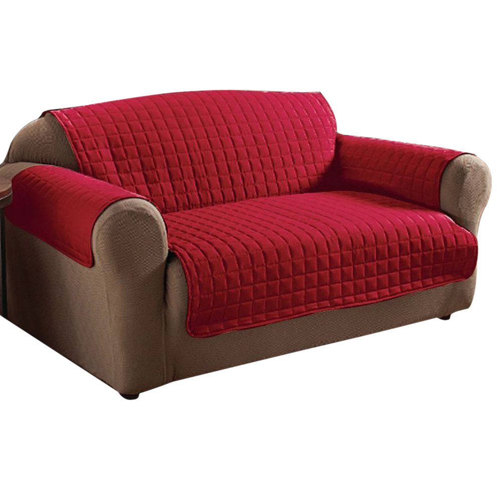 Microfiber Wing Recliner Sofa Pet Furniture Chair Protector Slip Covers 110"*70.5" Red Amazon