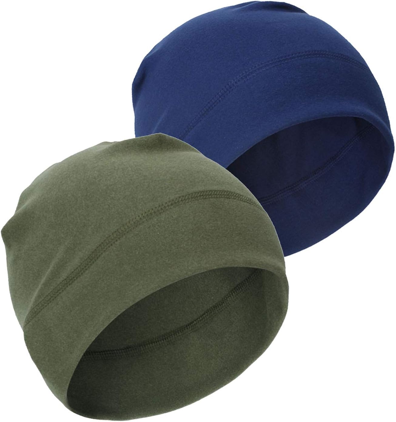 Skull Cap Helmet Liner for Men Sweat Wicking Cycling Hat Winter Beanie Hat for Running Skiing Fit Under Helmets 2 Pack: Clothing